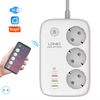 Ổ Cắm Điện Đa Năng Thông Minh Wi-Fi LDNIO SEW3452 2500W (3*Universal Outlet, 1*Type-C +3 USB-A port, Works with Smart Life App/Tuya App) 