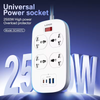  Ổ Cắm Điện Đa Năng 8-in-1 LDNIO SC4407C 2500W (4*Universal Outlet, 2*Type-C + 2*USB-A port) 