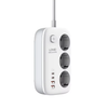  Ổ Cắm Điện Đa Năng 7-in-1 LDNIO SE3436 3250W (3*EU Outlet, 2*Type-C + 2*USB-A port) 