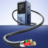  Trạm Sạc Đa Năng Để Bàn 7-In-1 LDNIO SC2 45W (4*AC Outlet + 2*Type-C + 1*USB-A port, Smart Digital Display) 