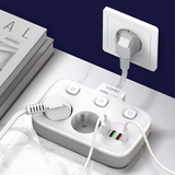  Ổ Cắm Điện Đa Năng Gắn Tường LDNIO SC2435 (2* EU Outlet, 1*Type-C + 3*USB-A) 