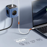  Trạm Sạc Đa Năng Để Bàn 6-in-1 LDNIO SC3338 65W (3*AC Universal Outlet + 2*Type-C + 1*USB-A port) 
