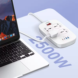  Ổ Cắm Điện Đa Năng 8-in-1 LDNIO SC4407C 2500W (4*Universal Outlet, 2*Type-C + 2*USB-A port) 