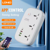  Ổ Cắm Điện Đa Năng Thông Minh Wi-Fi LDNIO SCW3451 2500W (3*Universal Outlet, 1*Type-C +3 USB-A port, Works with Smart Life App/Tuya App) 