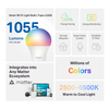  Bóng Đèn Thông Minh Wi-Fi Nhiều Màu Sắc TAPO L535E 8.6W (1055lm, Schedule & Timer, Voice Control, Energy Monitoring, 2500-6500K, Works with Alexa/Google Home/Apple Home) 