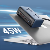  Trạm Sạc Đa Năng Để Bàn 5-In-1 LDNIO SC1 45W (2*AC Outlet + 2*Type-C + 1*USB-A port) 