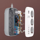  Ổ Cắm Điện Đa Năng 7-in-1 LDNIO SE3436 3250W (3*EU Outlet, 2*Type-C + 2*USB-A port) 