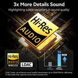  Tai Nghe Không Dây TWS QCY AilyBuds E10 (Bluetooth v5.4, 4.5H, LDAC Codec with Hires Audio, 4 Mics ENC for Clear Call, Personalized EQ, 13mm Dynamic Driver, 360° Spatial Sound, IPX4) 