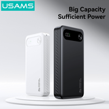  Pin Dự Phòng USAMS CD249 10000mAh/20000mAh 20W (Digital LED Display, USB + 2*Type-C Port) 