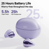  Tai Nghe Kẹp Tai Bluetooth TWS QCY Crossky C30 (Bluetooth 5.4, 5.5H, 4-Mic ENC Calls, 10.8mm Driver, IPX4, Dual Connection, Smart App, Ultra-Low Latency) 