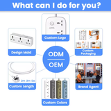  Ổ Cắm Điện Đa Năng 13-in-1 LDNIO SC4 2500W (8*AC Outlet + 3*Type-C + 2*USB-A port) 