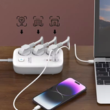  Ổ Cắm Điện Đa Năng 7-in-1 LDNIO SE3436 3250W (3*EU Outlet, 2*Type-C + 2*USB-A port) 