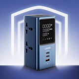  Trạm Sạc Đa Năng Để Bàn 7-In-1 LDNIO SC2 45W (4*AC Outlet + 2*Type-C + 1*USB-A port, Smart Digital Display) 