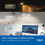  Bóng Đèn Thông Minh Wi-Fi Nhiều Màu Sắc TAPO L535E 8.6W (1055lm, Schedule & Timer, Voice Control, Energy Monitoring, 2500-6500K, Works with Alexa/Google Home/Apple Home) 