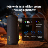  Loa Di Động Bluetooth QCY SP7 40W (Bluetooth v5.4, 14H, Multi-Speaker Connection, 105dB Max Volume, 15 RGB Light Effects) 