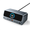  Trạm Sạc Đa Năng 11-in-1 MOKIN PU1102 (Smart LCD Display, 1*USB2.0 + 1*1Gbps Ethernet + 1*20Gbps/100W PD HOST + 2*4K@60Hz HDMI + 2*Type-C 10Gbps + 1*USB-A 10Gbps + 2*Type-C Charger + 1*USB-A Charger) 