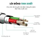  Cáp Sạc Nhanh C to Lightning AUKEY CB-CL5 27W (MFi Certification, 1.2m, 480Mbps) 