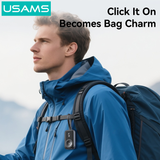  Đế Sạc Không Dây Dự Phòng Cho Watch USAMS CD245 1200mAh 2.5W (with Built-in Type-C cable) 