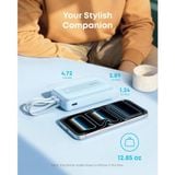  Pin Dự Phòng Kèm 2 Cáp Type-C ANKER A110M 20000mAh 45W (1*Type-C + 1*USB-A port, Digital Display) 