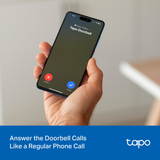  Chuông Cửa Video Thông Minh Mini TAPO D205 2K (160° FOV, Up to 180 Days Battery Life, Up to 512 GB MicroSD storage + TAPO Care, Works with Google Home/Amazon Alexa/Samsung Smartthings) 