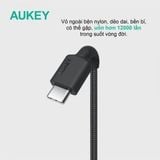  Cáp Sạc Nhanh C to Lightning AUKEY CB-CL5 27W (MFi Certification, 1.2m, 480Mbps) 