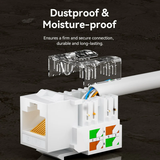  Đầu Nối Mạng Âm Tường Cat6 VENTION IRF (1000Mbps, T568A & T568B, Match with Wall Plate) 