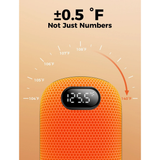  Máy Sưởi Cầm Tay Từ Tính Mini AECOOLY Glow 01 (15W Max Heating Power, 140°F, Digital Display, Digital Display, ±0.5°C Adjustment, Flashlight, 20000mAh, Heating Area 13.5in², IP65) 