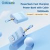  Pin Dự Phòng ROCK Doraemon PowerSack with Cable 10000mAh 22.5W (Fast Charging) - Cũ 