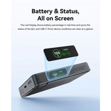  Pin Dự Phòng Không Dây MOKIN MOPB0608 10000mAh 35W (With Kickstand, Wireless Charging Qi2 15W, 1*Type-C port, Digital Display) 