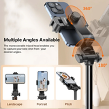  Tripod Cho Máy Ảnh + Điện Thoại ULANZI TB64Z Dùng Cho Gopro DSLR Camera (1.6m, 1.5kg Max Load, with Remote Control) 