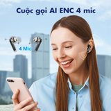  Tai Nghe Không Dây TWS Earfun Air Life (Bluetooth v5.4, 11H, Ultra low latency, AI ENC 4 mic, IPX5) 