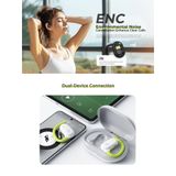  Tai Nghe Móc Tai Không Dây OWS HAVIT OWSFIT 02A OWS915 (Bluetooth v5.4, 8.5H, IPX5, ENC, Personalization with APP, 14.2mm Dynamic Driver) 