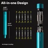  Bộ Tua Vít Đa Năng 24-in-1 HOTO QWLSD004 (12 double-sided bits, Hidden Magnetic Storage, S2 Alloy Steel) 