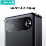  Pin Dự Phòng USAMS CD249 10000mAh/20000mAh 20W (Digital LED Display, USB + 2*Type-C Port) 
