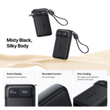  Pin Dự Phòng Kiêm Củ Sạc Baseus EnerFill FT21 10000mAh 45W (1*Type-C + 1*USB-A port, with Foldable AC Plug, with USB-C Cable, Digital Display) 