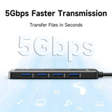  HUB Mở Rộng Đa Năng 5-in-1 MOKIN MOUC5708 (USB-A to 4*USB 3.0) 