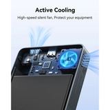  Pin Dự Phòng Không Dây MOKIN MOPB0608 10000mAh 35W (With Kickstand, Wireless Charging Qi2 15W, 1*Type-C port, Digital Display) 