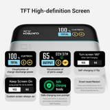  Pin Dự Phòng Không Dây CUKTECH 10 10000mAh 55W (CCC / 3C Certification, 1*Type-C port, TFT Screen, 7.5W Wireless Charging, with 13cm C to C 5A 100W cable, Airline Safe, OPC Safe Charge 2.0) 