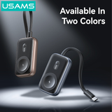  Đế Sạc Không Dây Dự Phòng Cho Watch USAMS CD245 1200mAh 2.5W (with Built-in Type-C cable) 