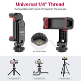  Ngàm Kẹp Điện Thoại Gắn Máy Ảnh ULANZI ST-06S (Standard 1/4"-20 screw hole, Rotate 360°) 
