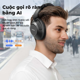  Tai Nghe Chụp Tai Không Dây Earfun Wave Pro (Bluetooth v5.3, 80H, Hi-Res Audio, LDAC, Low latency) 