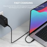  Cáp Sạc Nhanh C to C AUKEY CB-KCC101/CB-KCC102 100W (1m/1.8m, with Kevlar Core) 