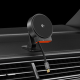  Đế Giữ Điện Thoại Từ Tính Kiêm Sạc Không Dây MCDODO CH-009 (Air Outlet/Dashboard, Qi2 15W Wireless Charging, 360° Rotation, With 1m Type-C input built-in cable) 