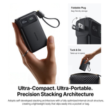  Pin Dự Phòng Kiêm Củ Sạc Baseus EnerFill FT21 10000mAh 45W (1*Type-C + 1*USB-A port, with Foldable AC Plug, with USB-C Cable, Digital Display) 