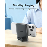  Pin Dự Phòng Không Dây MOKIN MOPB0608 10000mAh 35W (With Kickstand, Wireless Charging Qi2 15W, 1*Type-C port, Digital Display) 