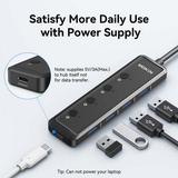  HUB Mở Rộng Đa Năng 5-in-1 MOKIN MOUC5708 (USB-A to 4*USB 3.0) 