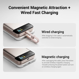  Pin Dự Phòng Không Dây CUKTECH 10 10000mAh 55W (CCC / 3C Certification, 1*Type-C port, TFT Screen, 7.5W Wireless Charging, with 13cm C to C 5A 100W cable, Airline Safe, OPC Safe Charge 2.0) 