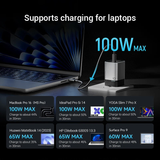  Củ Sạc Nhanh CUKTECH 10 120W (2*Type-C + 1*USB-A port, 120W MAX fast charging for Xiaomi phones) 