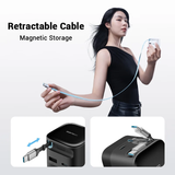  Củ Sạc Nhanh CUKTECH CP6 67W (With 0.7m Type-C Retractable Built-in Cable, 1*Type-C + 1*USB-A port, Support Xiaomi 67W MAX charging) 