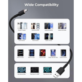  Cáp Sạc Nhanh USB to Type-C AUKEY CB-DAC03/CB-DAC04 15W (1m/1.8m, 480Mbps) 